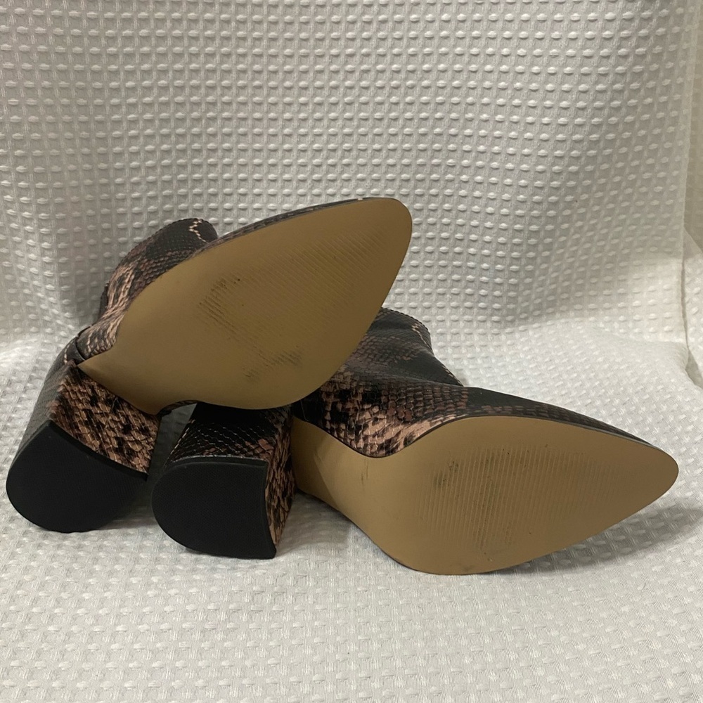 Steve Madden Jillian Snake Print Booties - Picture 8 of 8